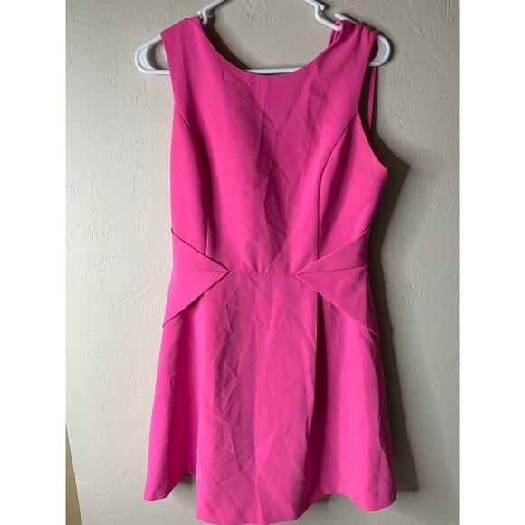 Adelyn Rae Flare Pink Dress Women's Size Medium - Picture 1 of 7
